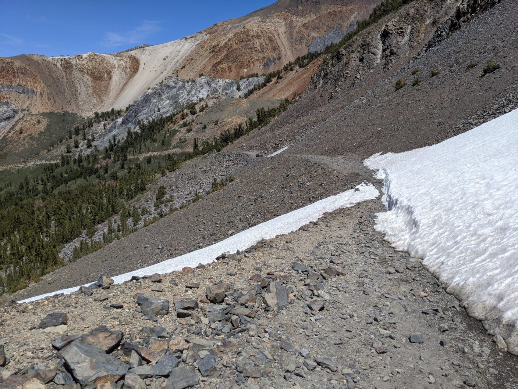 snow, avalanche, road, walk, path, trail, nature