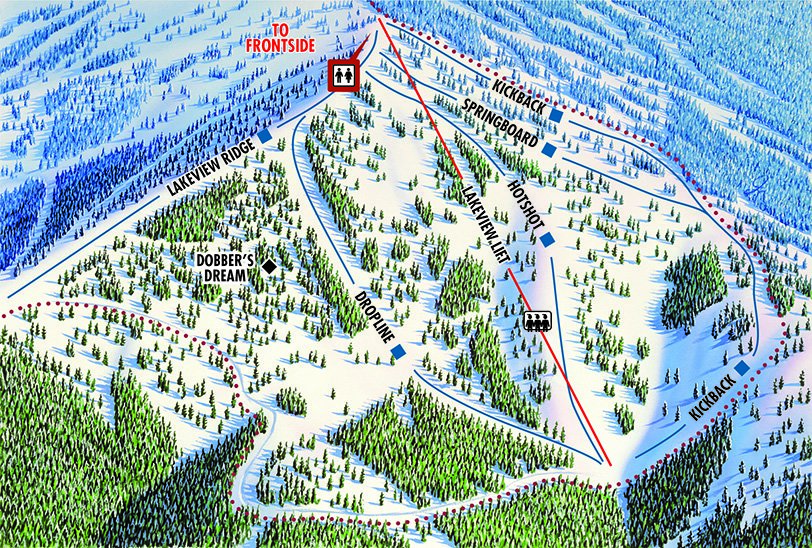 Brundage Mountain Map