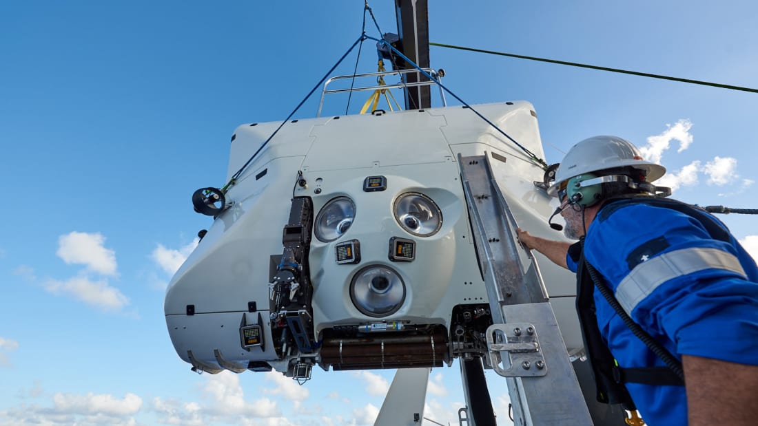 Limiting Factor on the day of the visiting to the Challenger Deep by Kathryn Suvillan, ocean, space