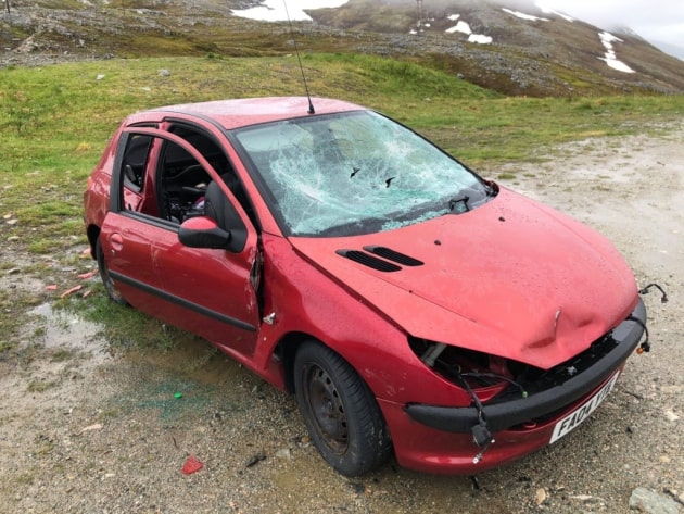 Peugeot abandoned Arctic