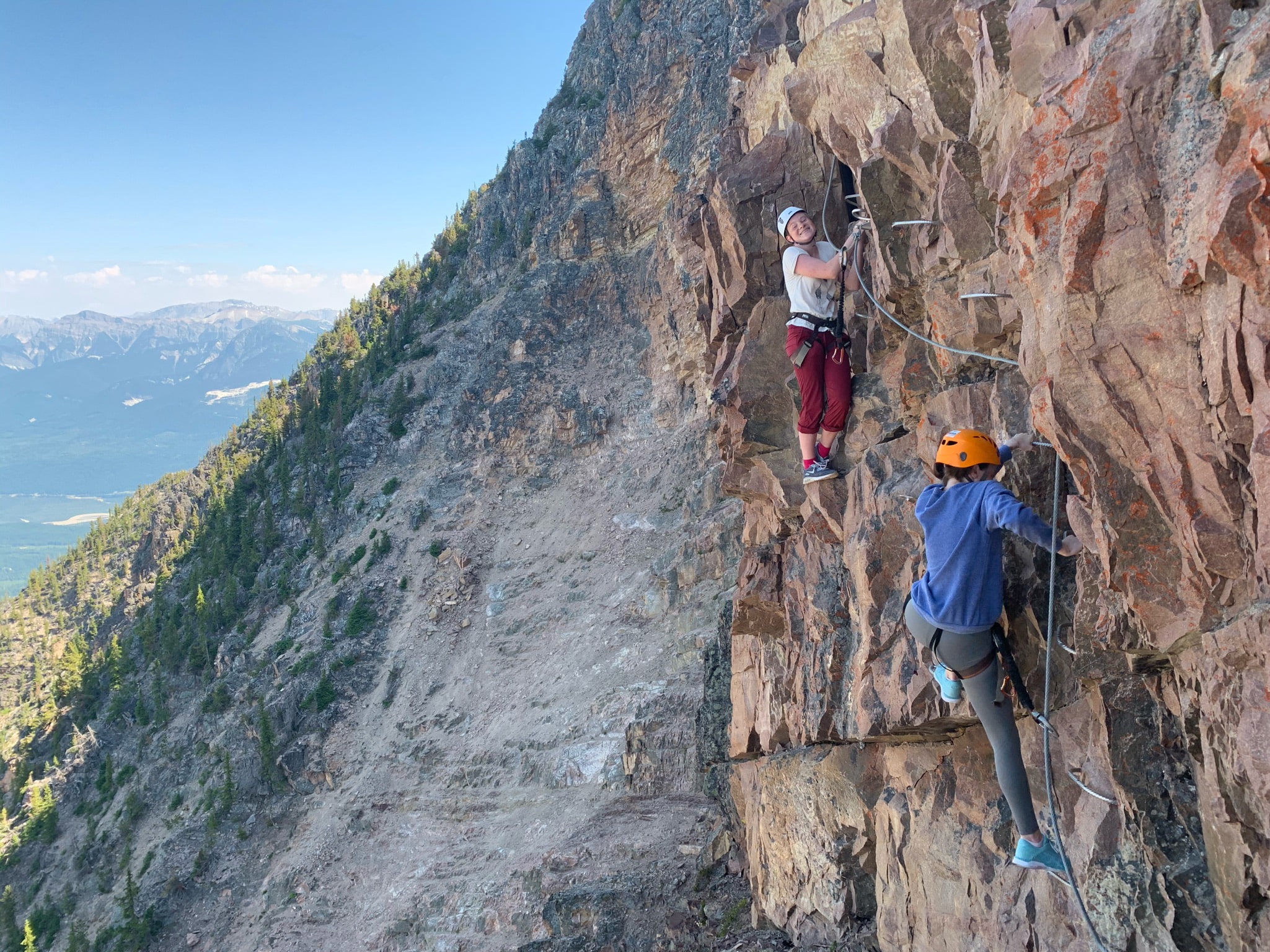 kicking horse terminator ridge climbing