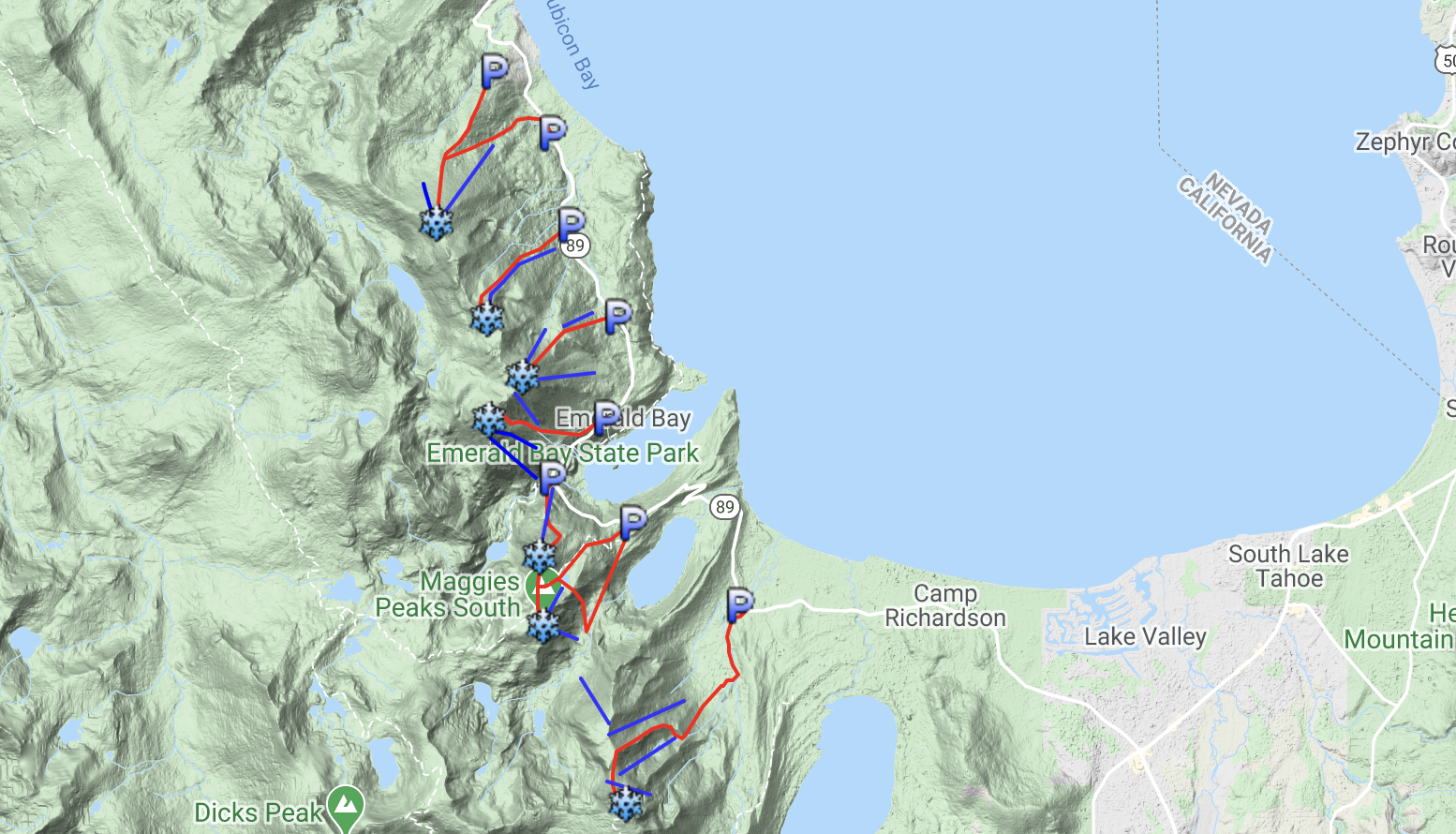 backcountry map,