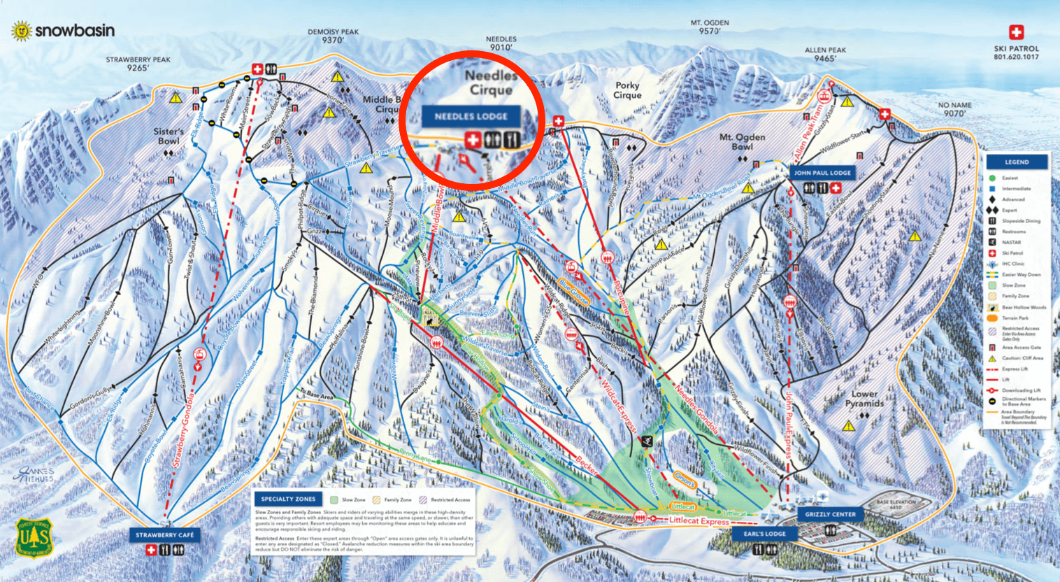 snowbasin resort, Utah, needles lodge