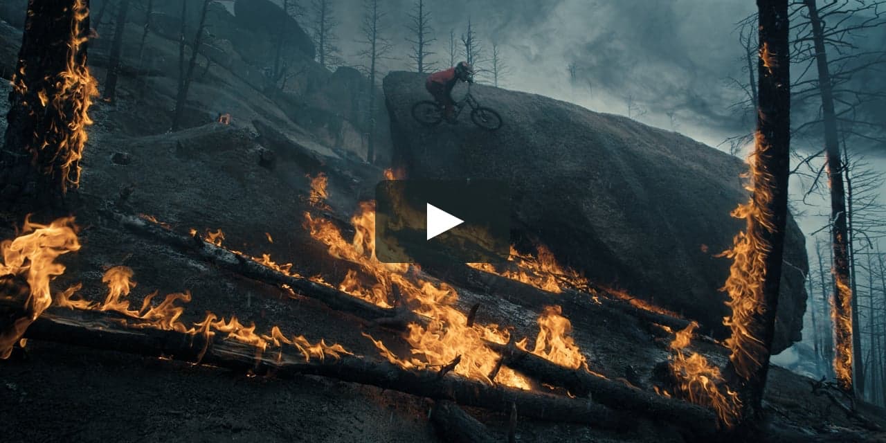 ash, bike, wildfire,