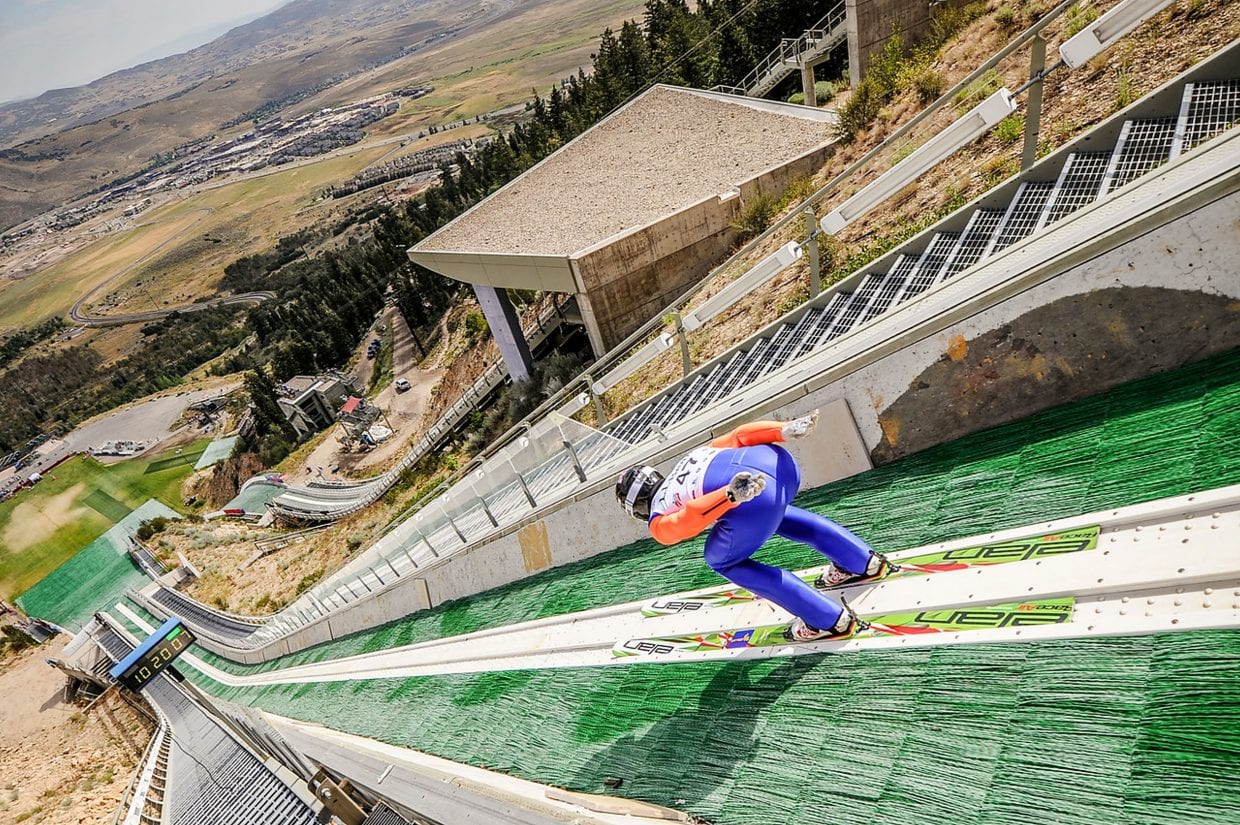 ski jump, utah