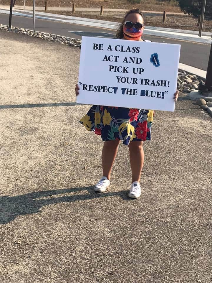 protest, Tahoe, California,
