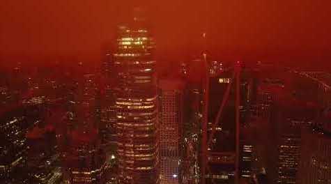 San Francisco, blade runner, wildfires, california