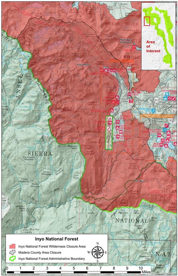 Inyo national forest,