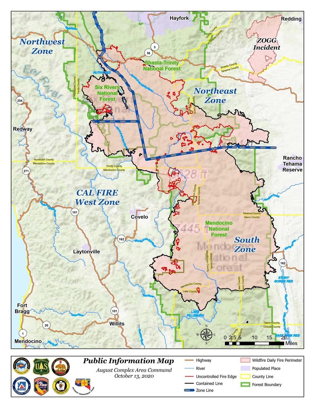 august complex fire, California, gigafire