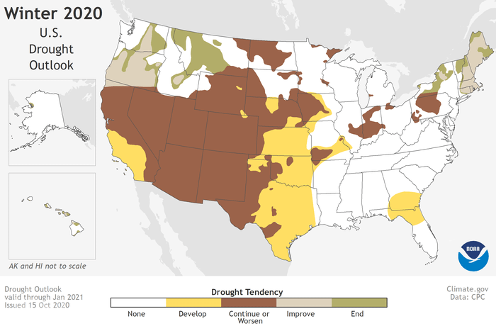 winter outlook, drought