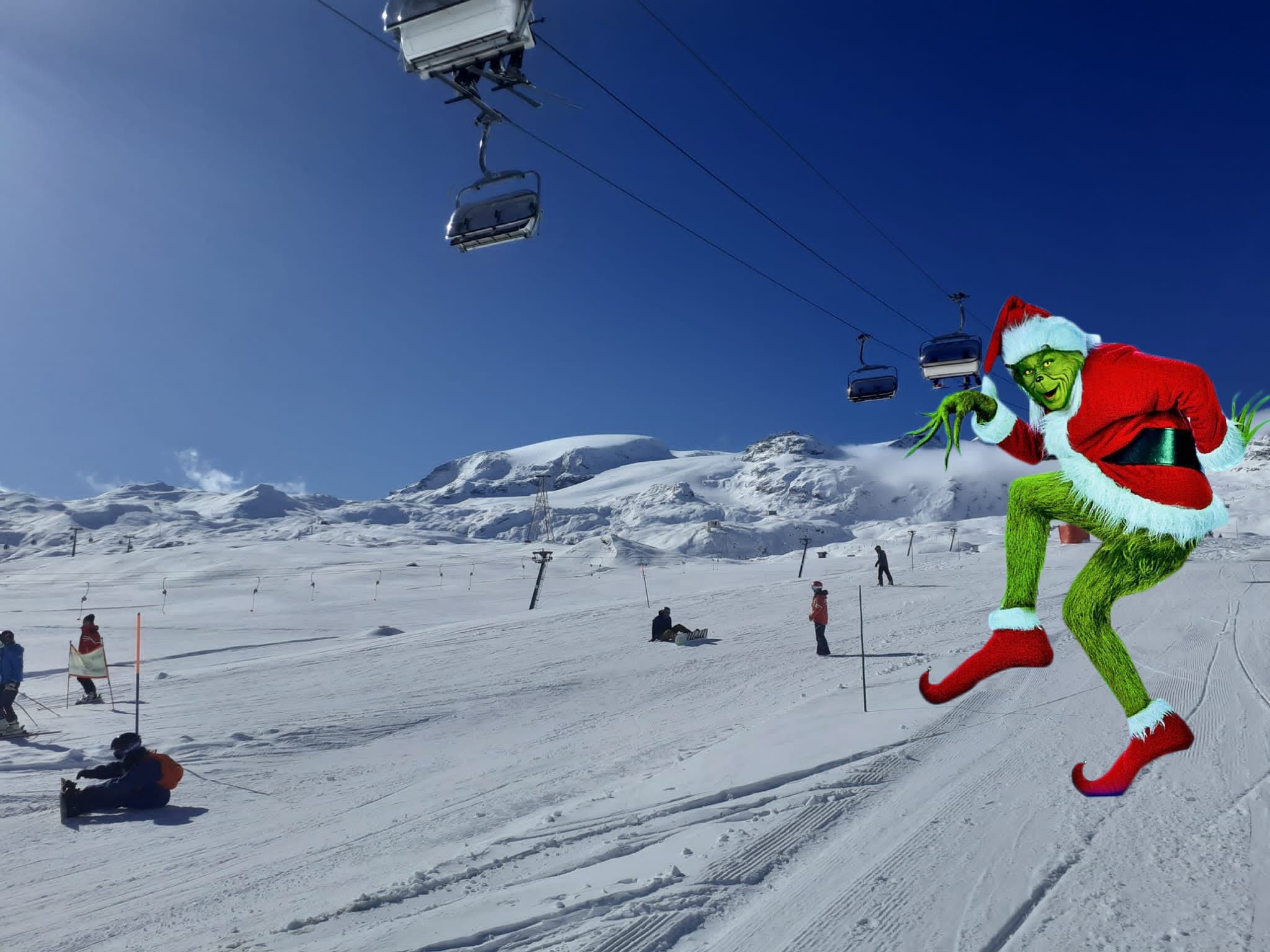 Aosta Valley, Italy, grinch, Cervinia