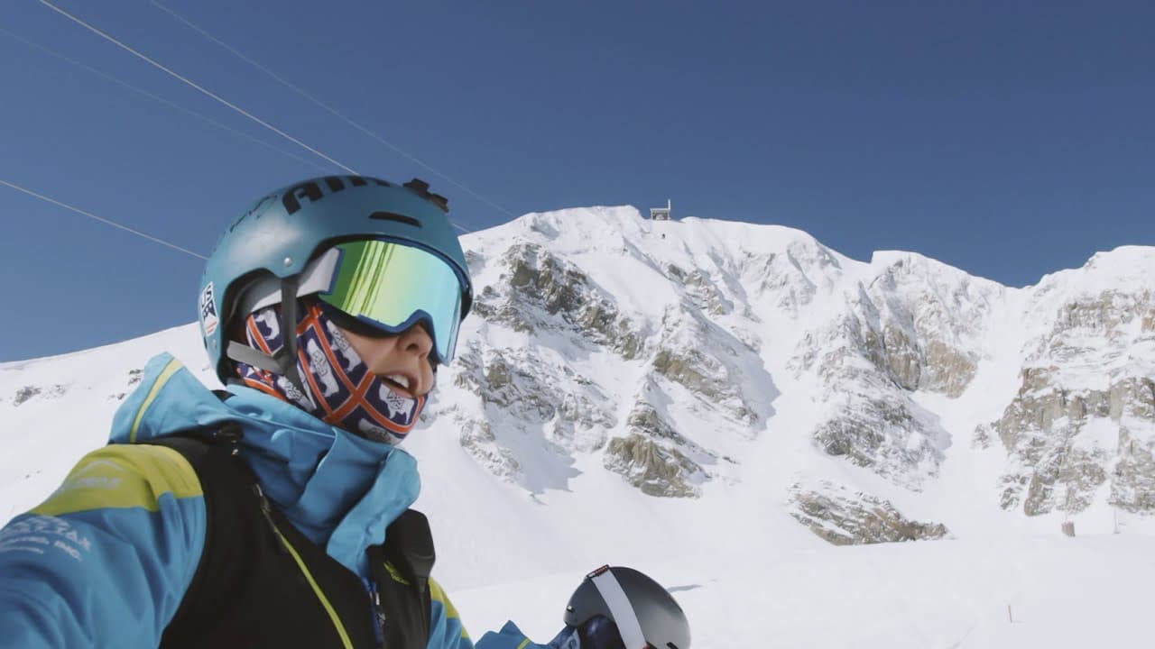 big sky, Montana, legally blind, youngest skier,