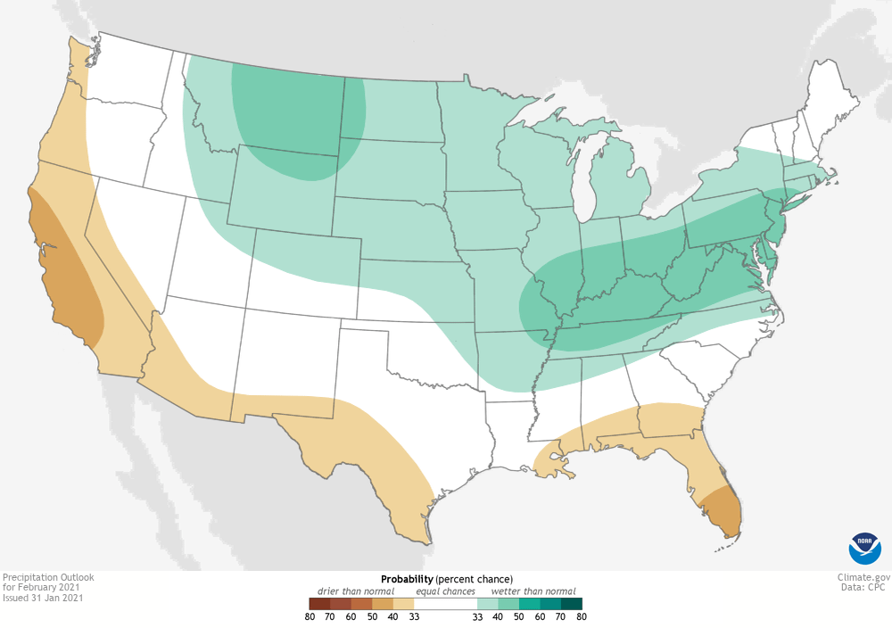 February, outlook, 