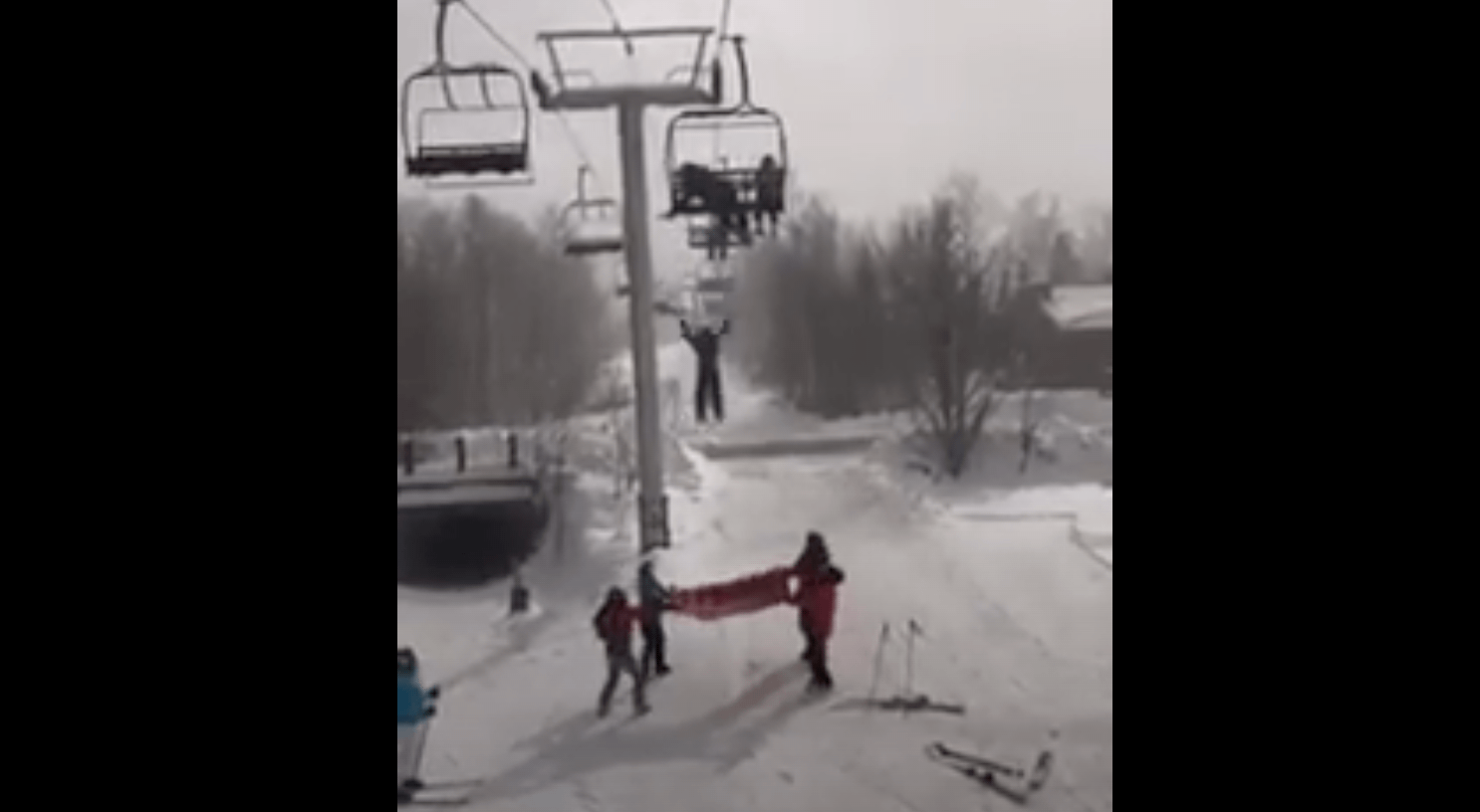 chairlift fall, sugarloaf, Maine,