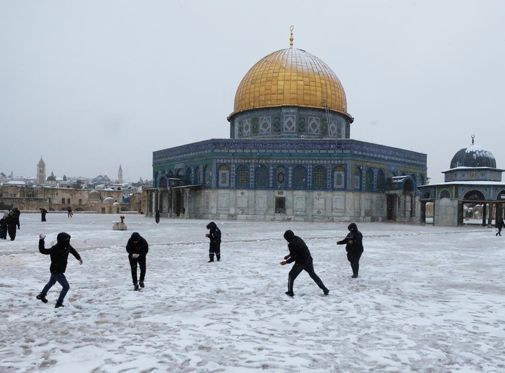 Snow In Middle East