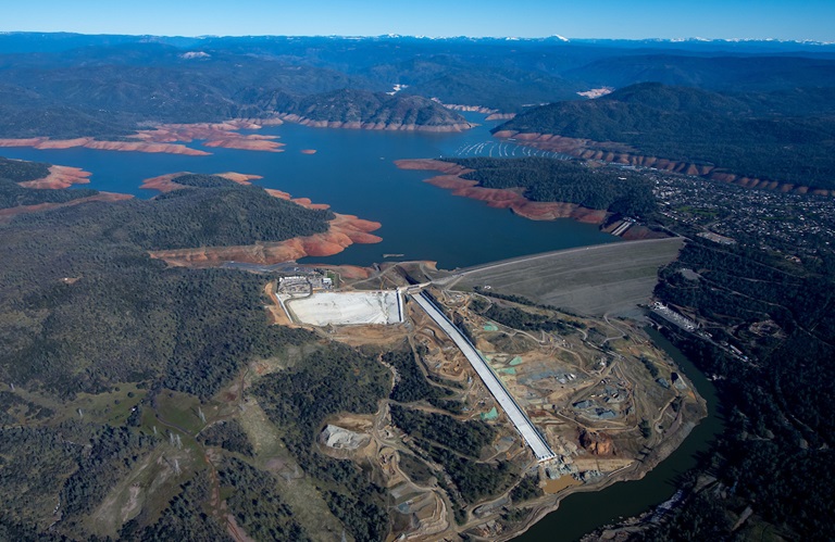 Water Reservoir In California