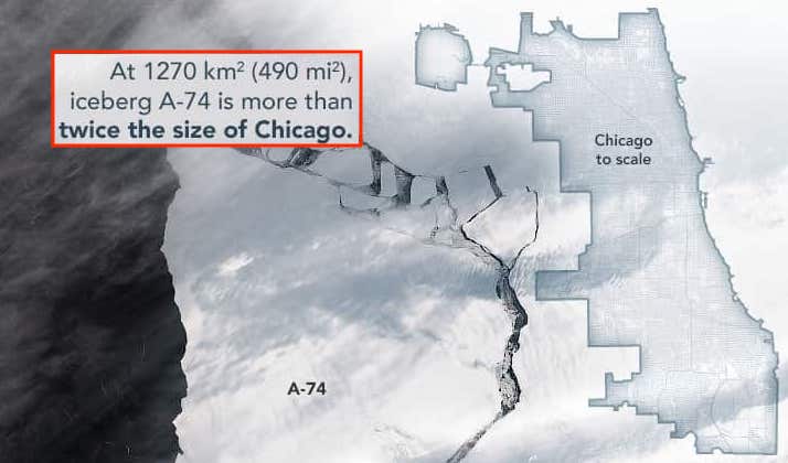 iceberg, nasa