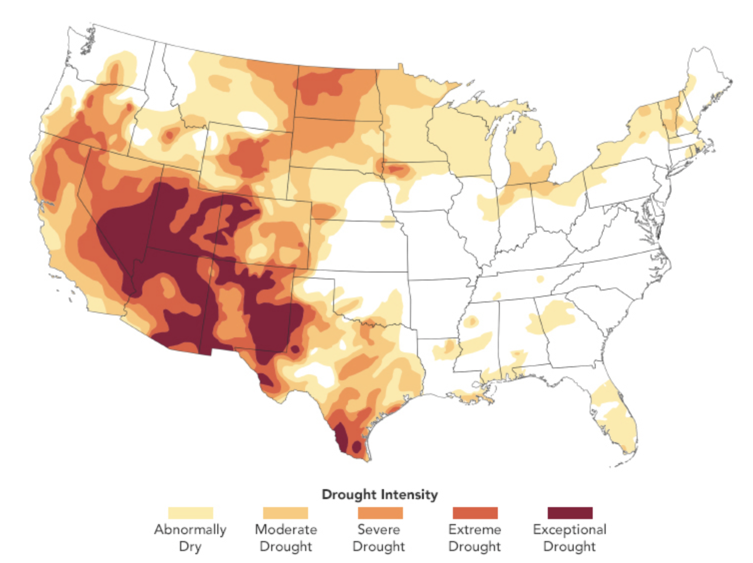 Drought water shortage