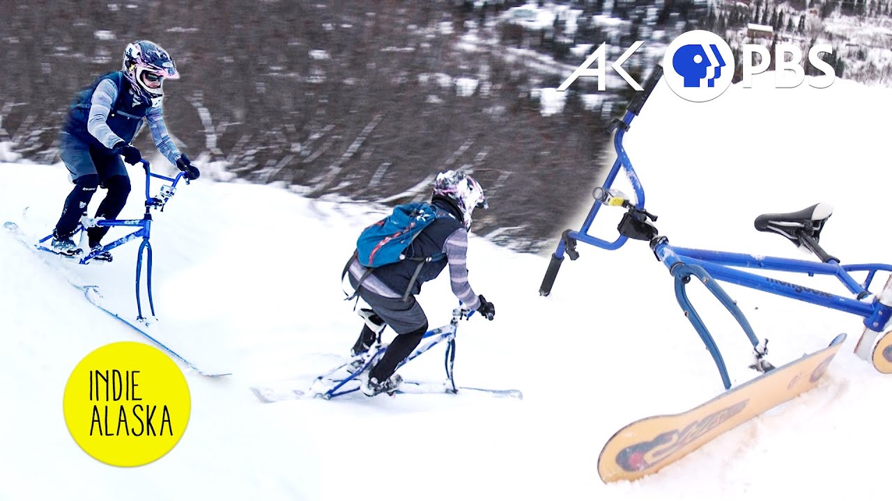 ski biking, ski bike,