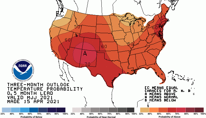 temperature, outlook, noaa,