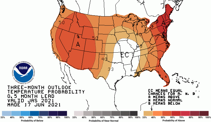 temperature outlook