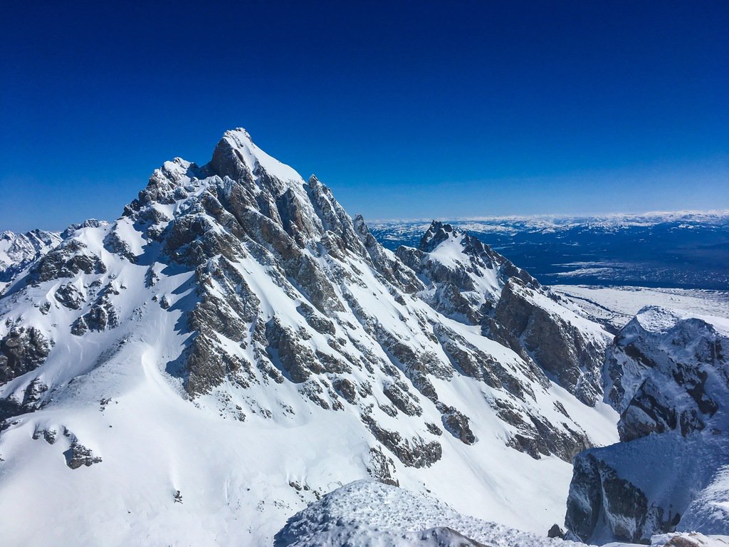 snowy Teton