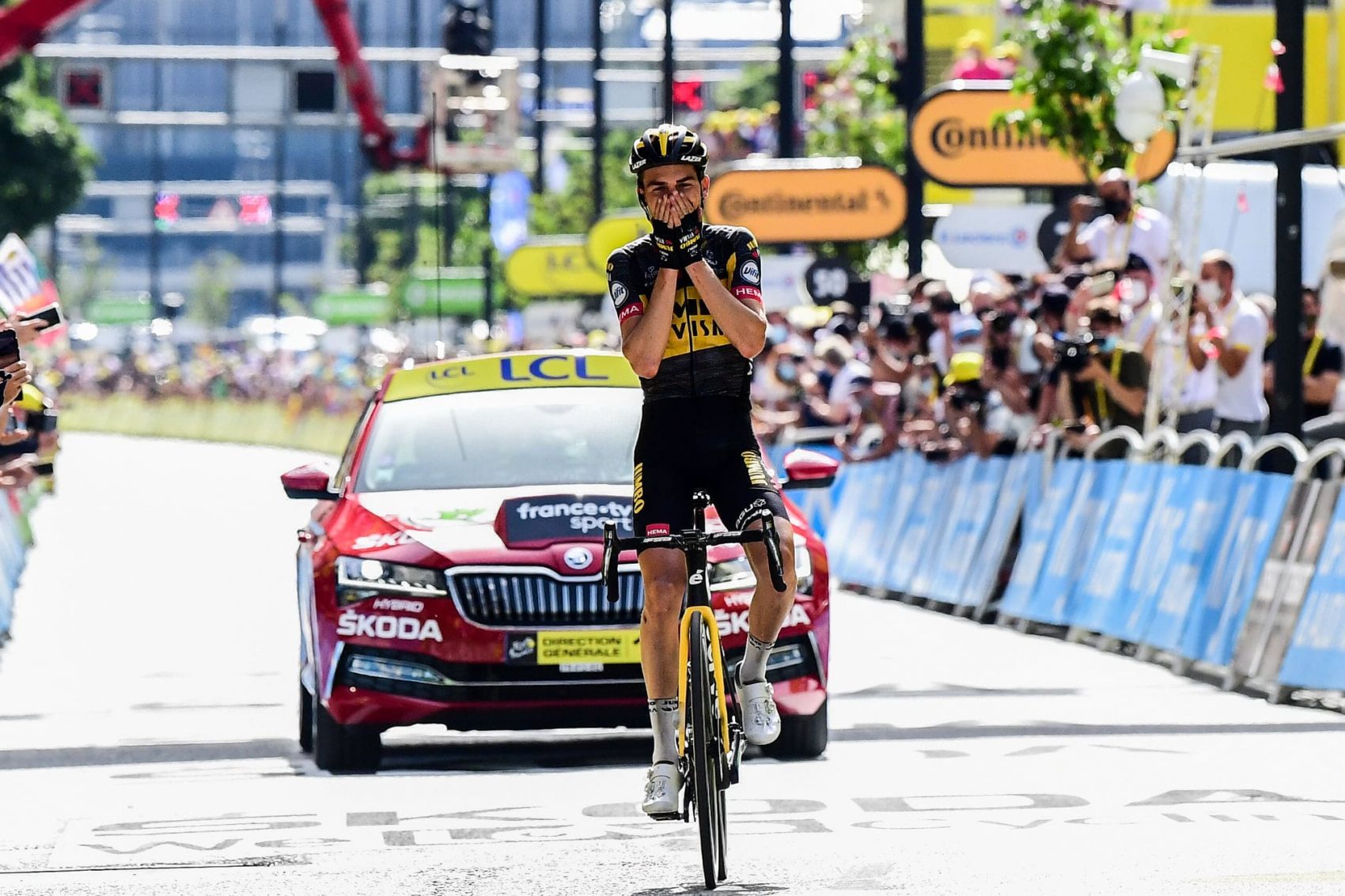 American Wins a stage of the Tour