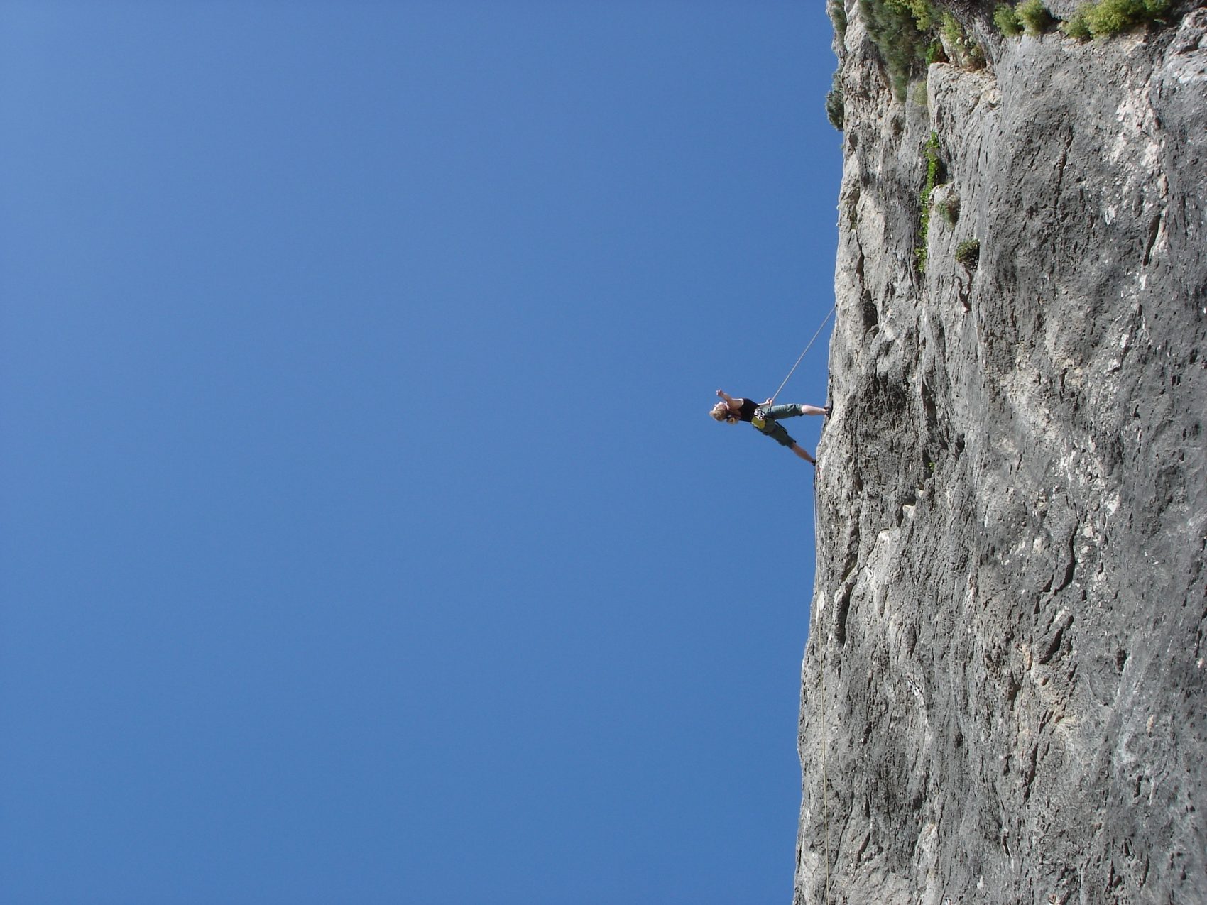 rock climbing