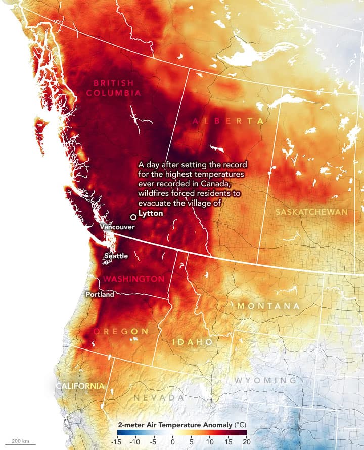 British Columbia, wildfires, 