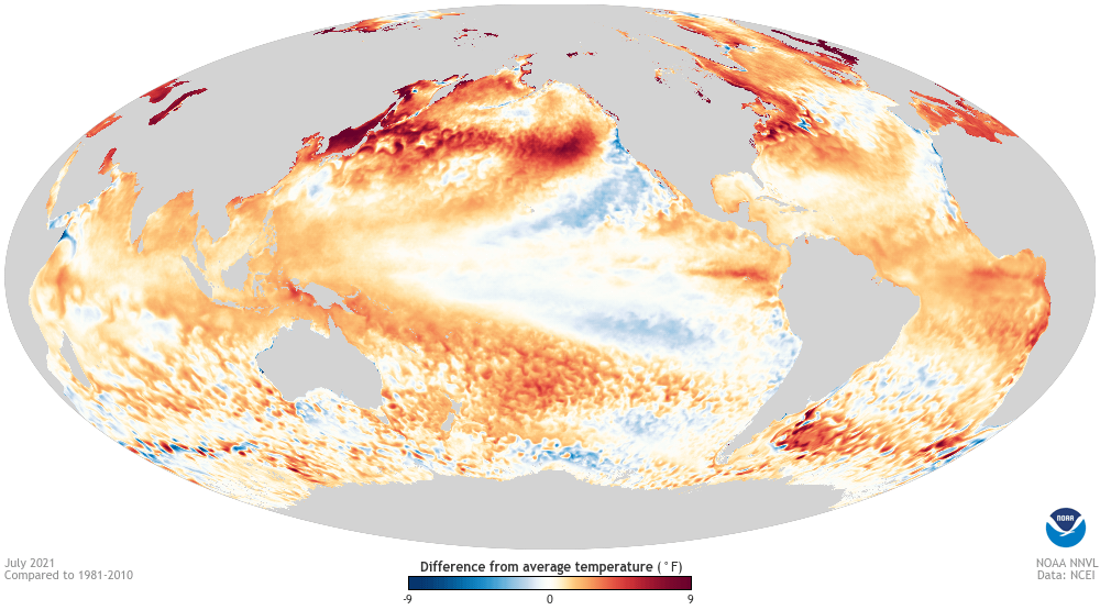 la niña, el niño, ENSO, noaa