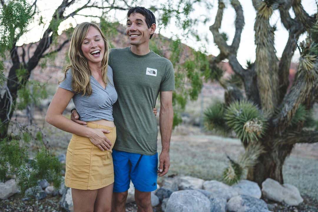 Alex Honnold, expecting,