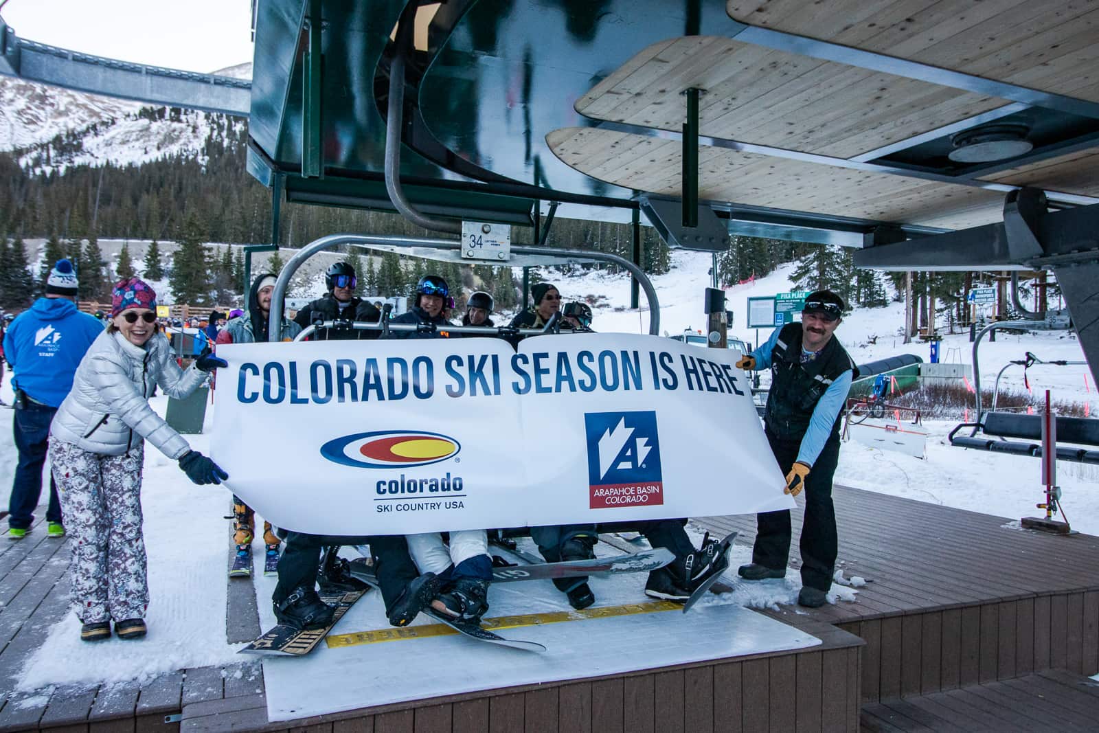 open, Arapahoe Basin, Colorado, opening day,