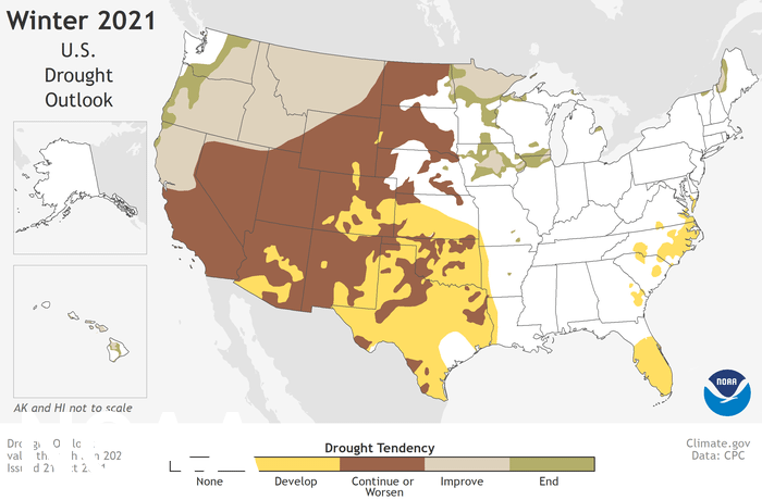 noaa, winter outlook, 