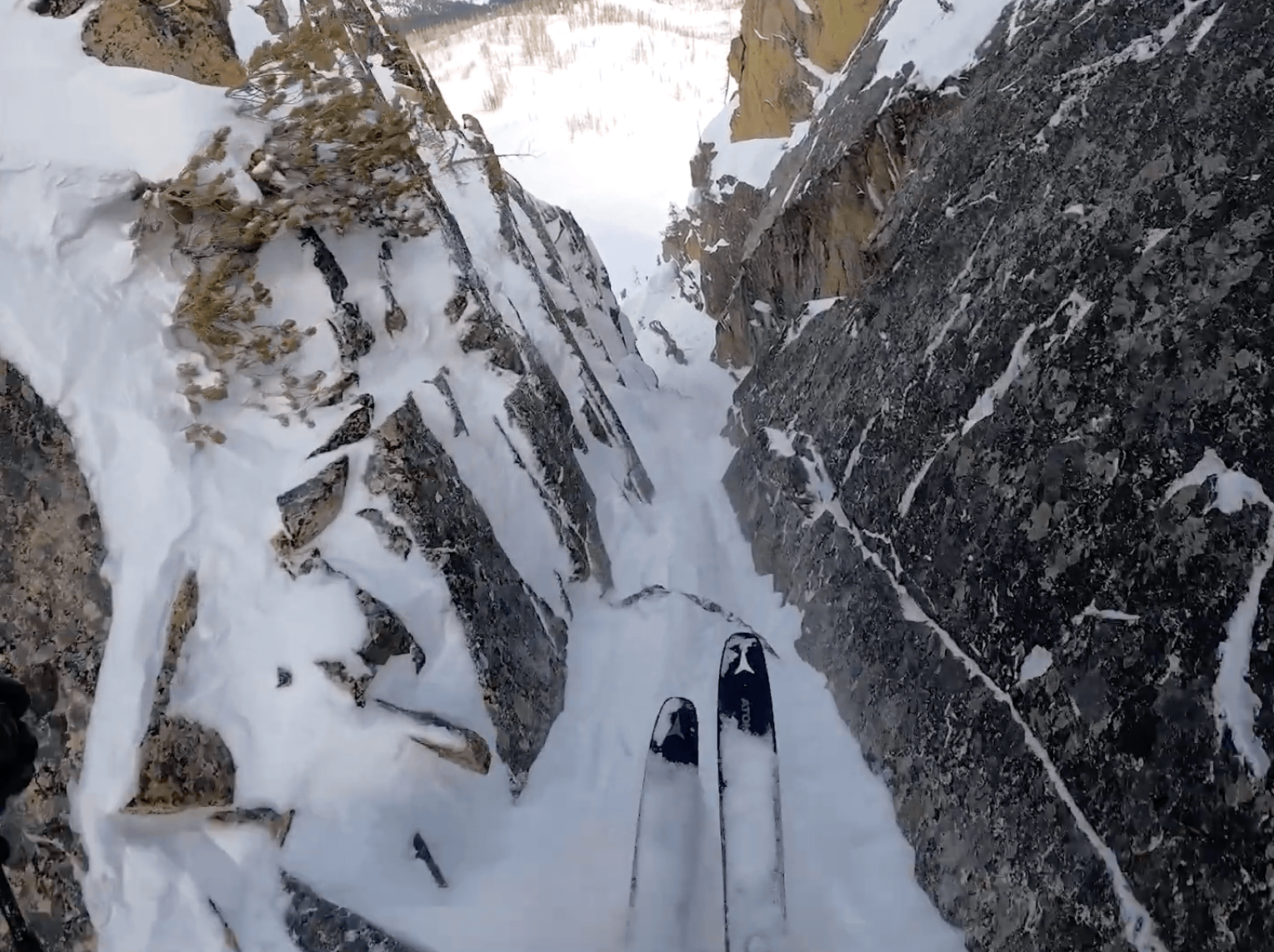 narrow chute