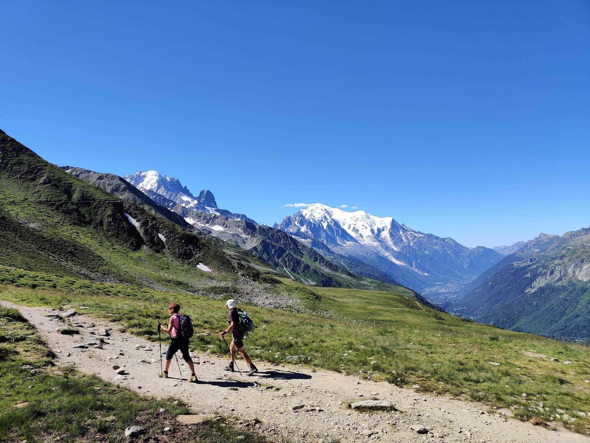 backcountry hikers