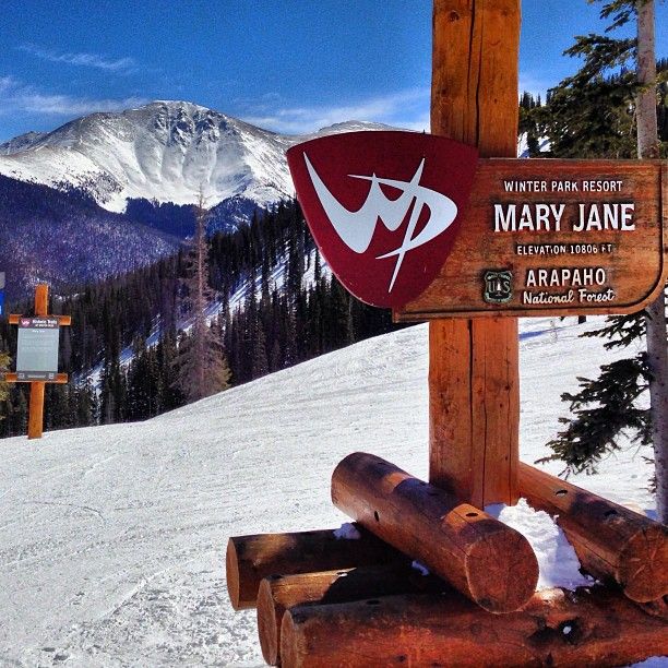 Parry's Peak and Mary Jane Sign