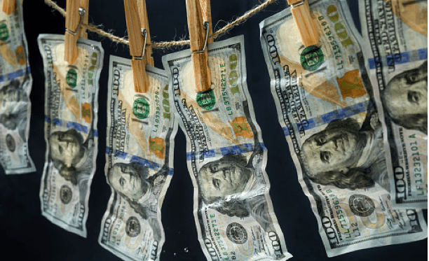Curtis' laundered money