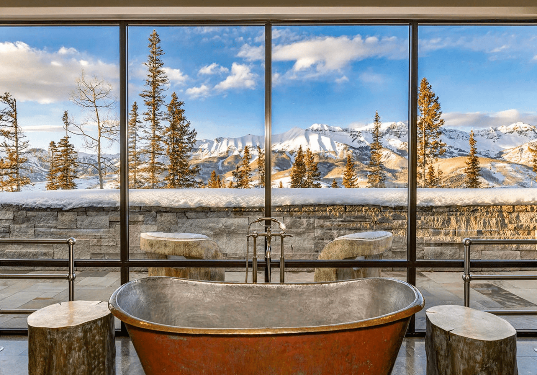 bathroom with a view