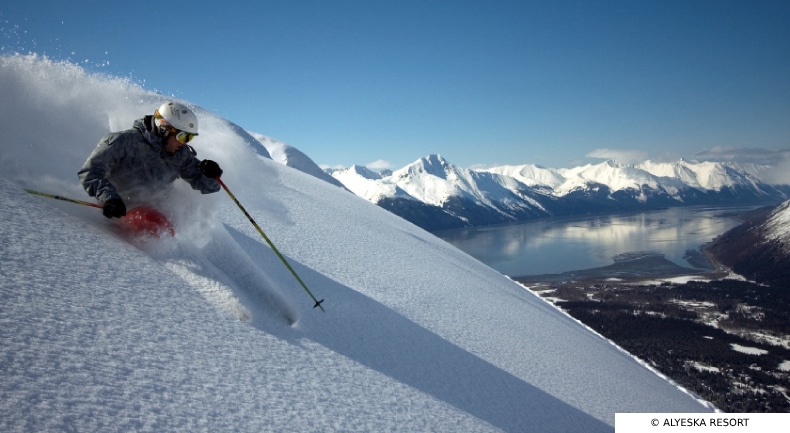 Alyeska Resort, snowfall, alaska