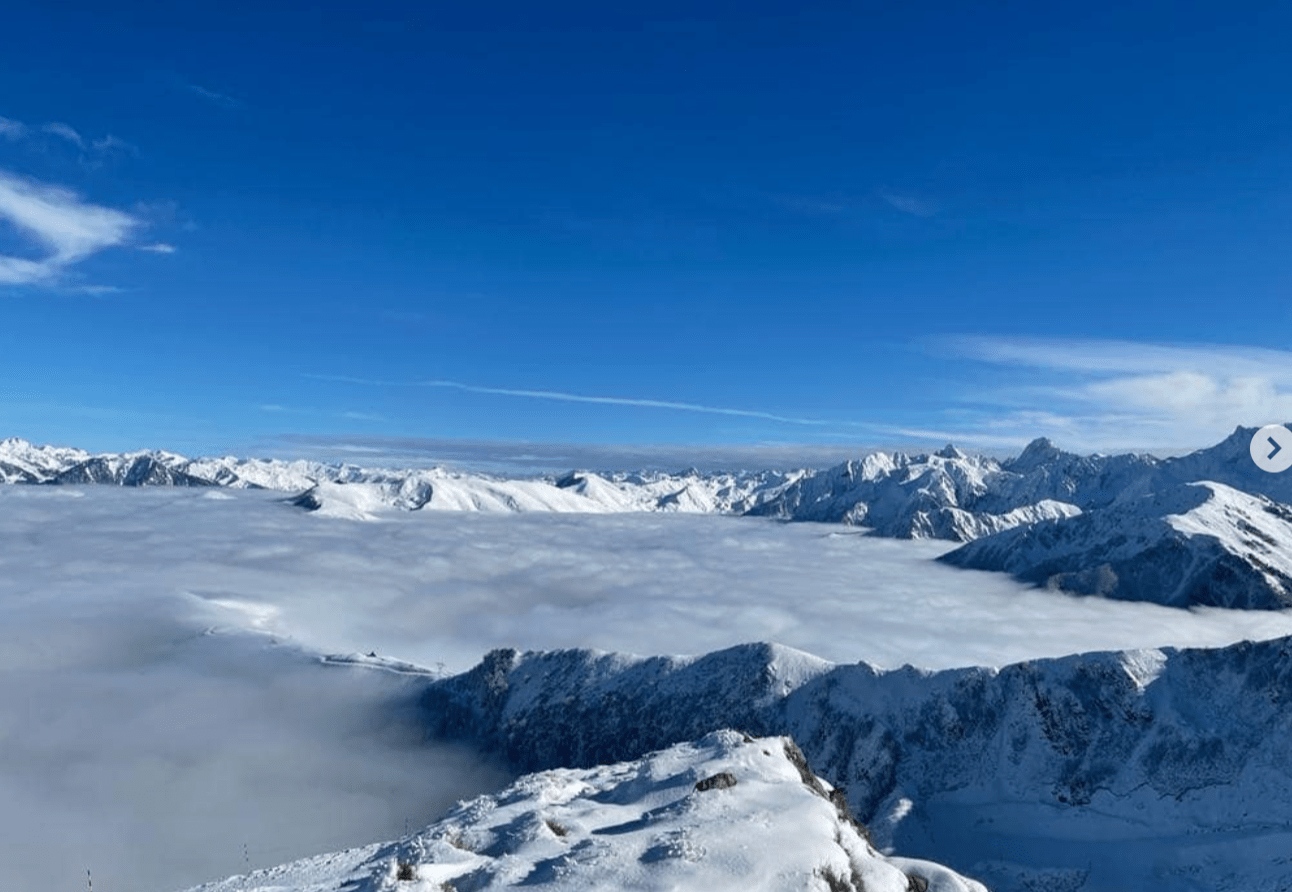 Superbagneres in a stormstorm