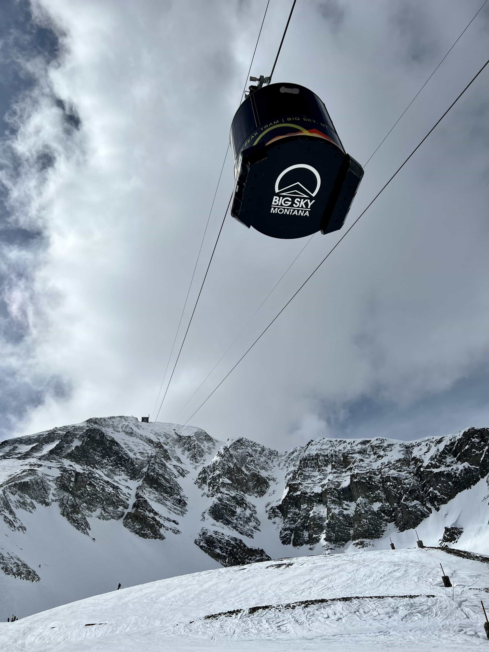 big sky resort, Montana, lone peak tram