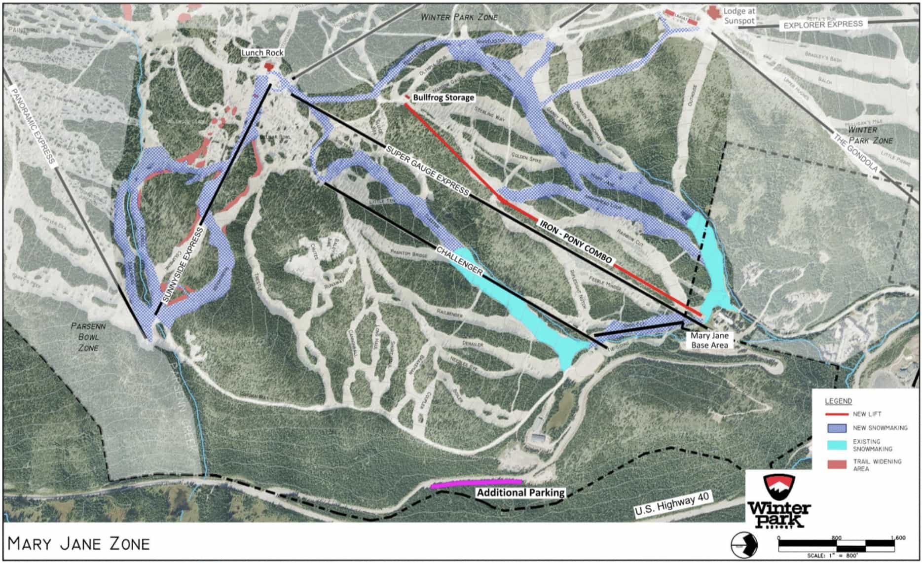 winter park resort, colorado, master plan