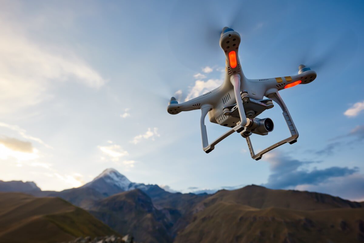 drone assisted mountain rescue