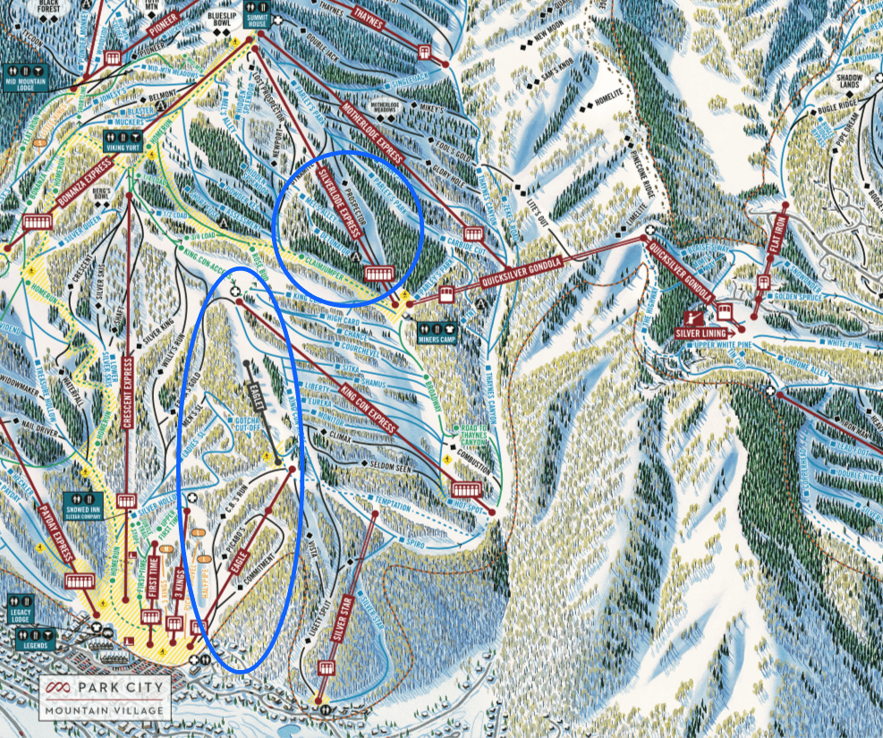 Park City Mountain Resort trail map