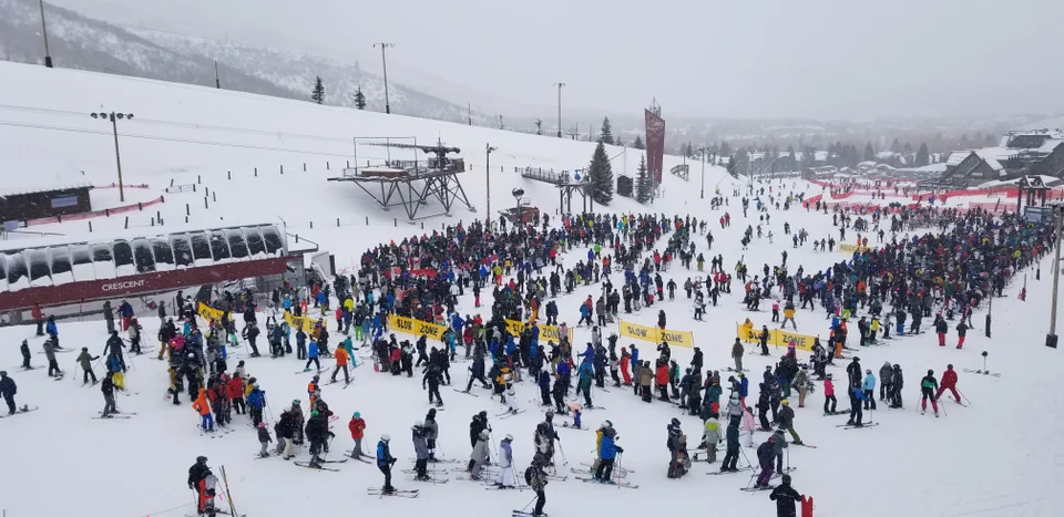 crowd flow, park city, 