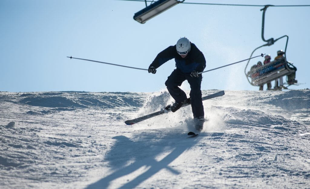 head injury ski crash