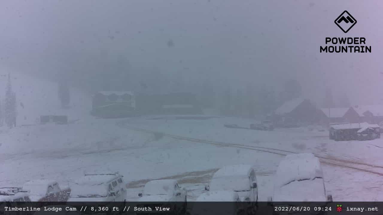 powder mountain, June