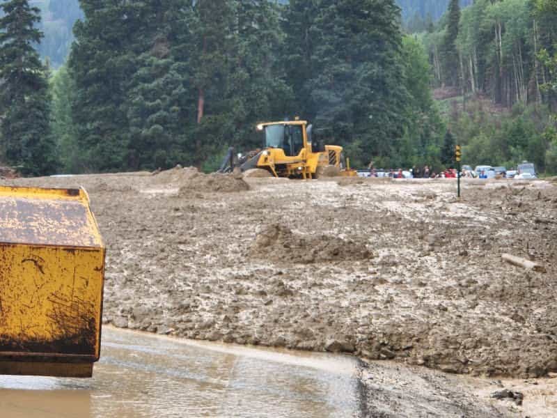 Red Mountain Pass, US 550, colorado, mudslide,