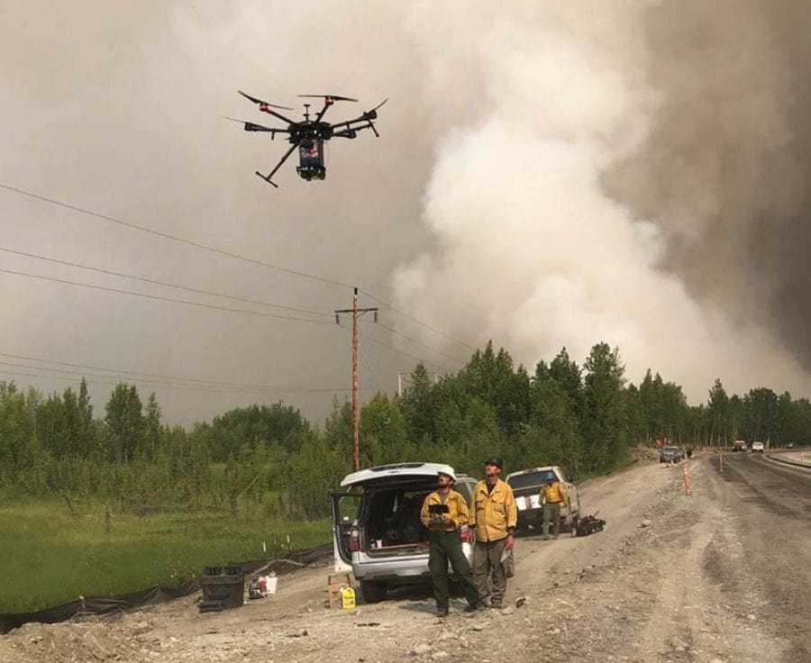 fire suppression drone 