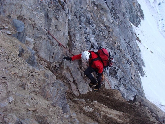 Secured hiker